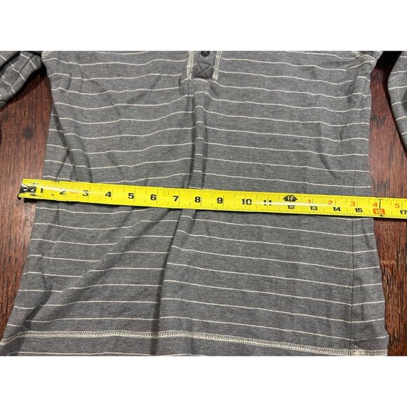 The North Face Henley Sweater Women's Medium Striped Long Sleeve Causal Gray - Picture 6 of 7